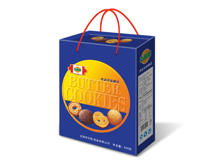 乐阳路欧式曲奇饼干蓝色效果图 